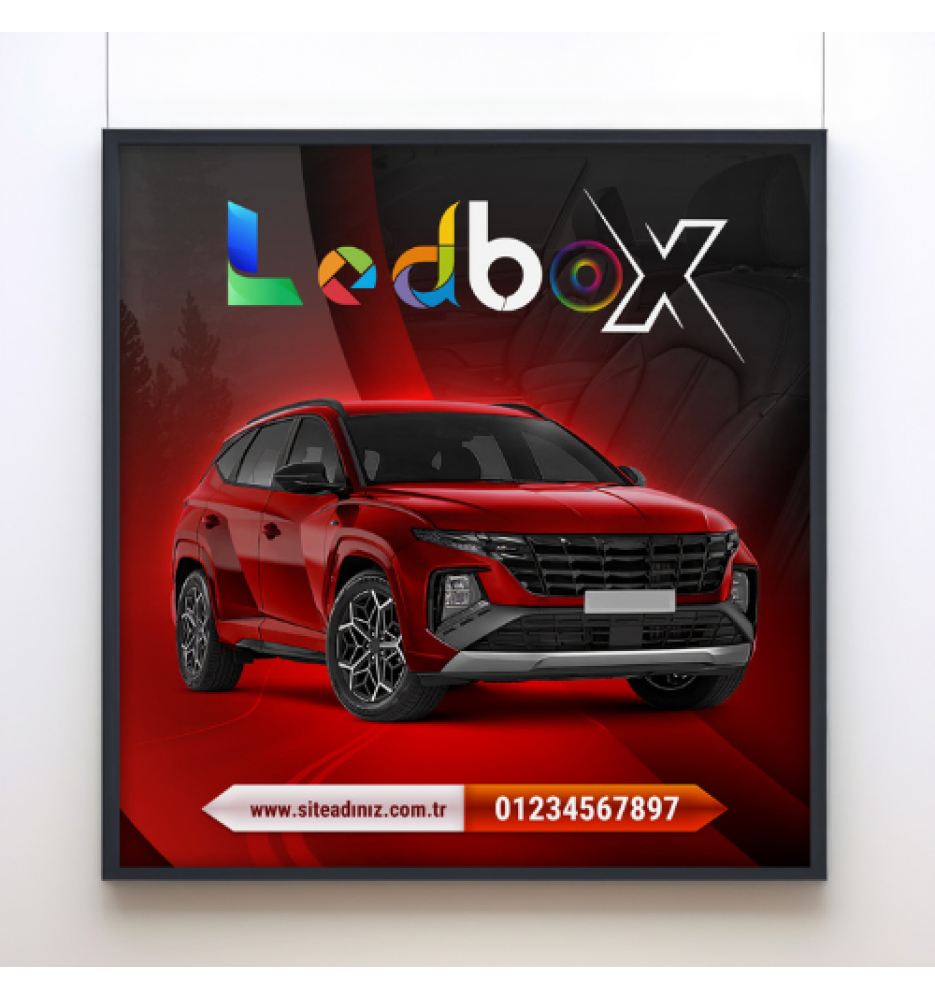 Lightbox DIŞ MEKAN  8 CM PROFİLLİ